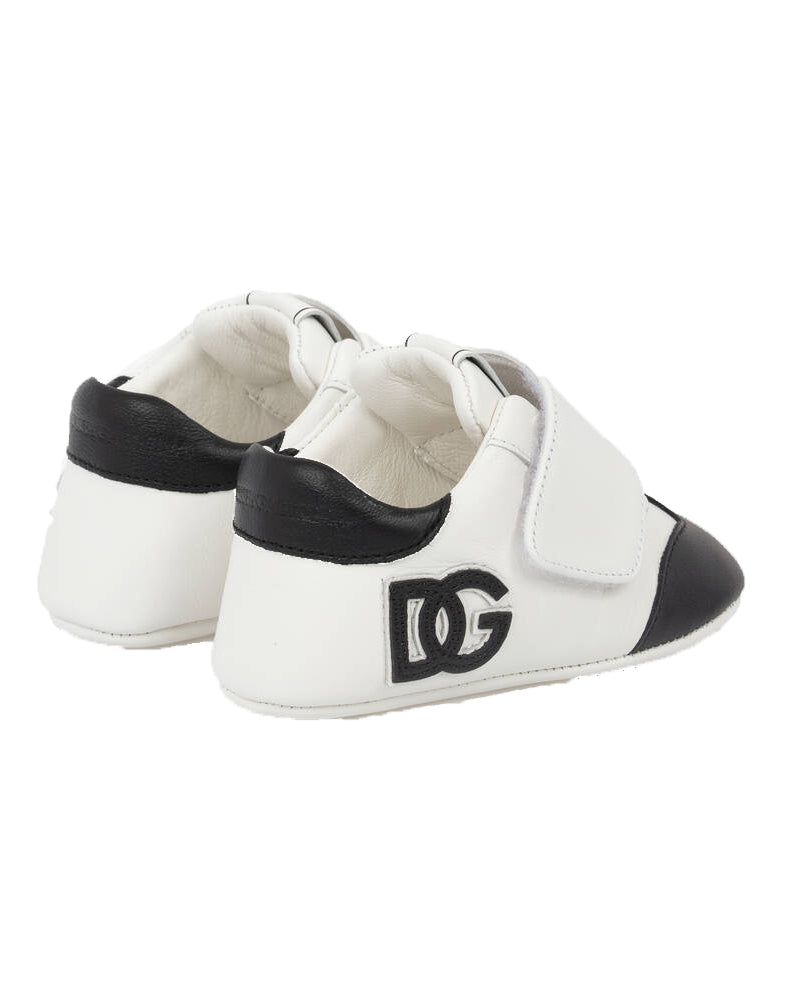 Baby Boys White DG Sneakers