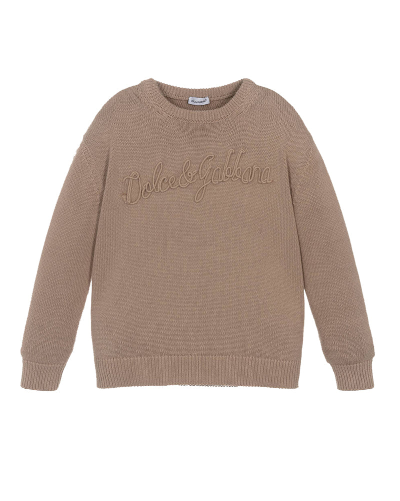 Beige Knit Sweater