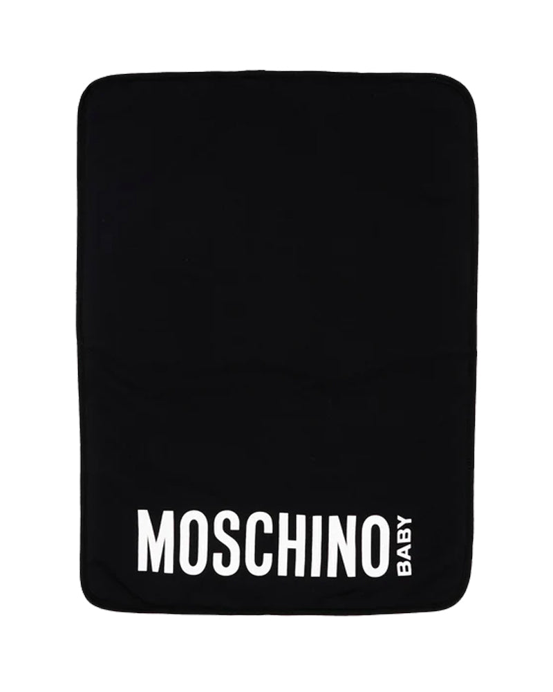 
  
    Moschino
  
 Black Nylon Bear Change Bag