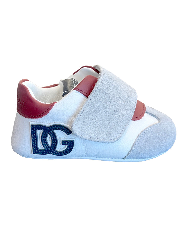 Baby Boys White Palermo Sneakers