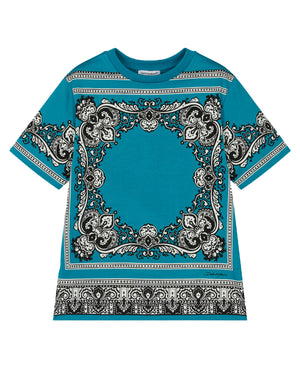 
  
    Dolce
  
    &
  
    Gabbana
  
 Boys Blue Bandana T-Shirt