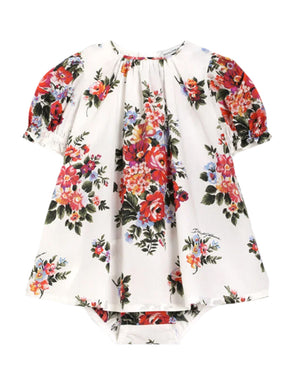 
  
    Dolce
  
    &
  
    Gabbana
  
 Baby Girls Flower Bouquet Poplin Dress