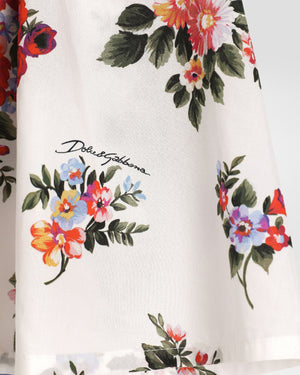 
  
    Dolce
  
    &
  
    Gabbana
  
 Baby Girls Flower Bouquet Poplin Dress