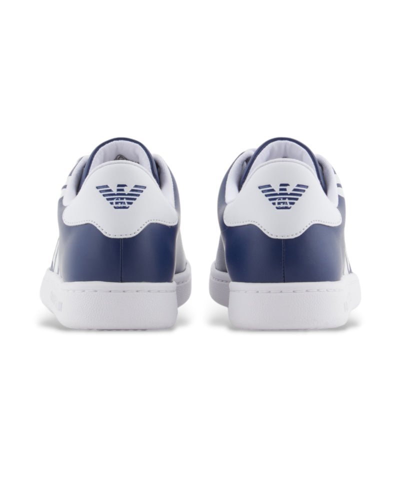 Boys Blue Logo Sneaker