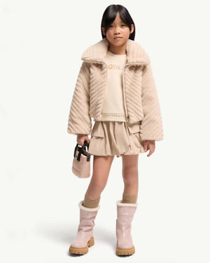 
  
    Moncler
  
    Enfant
  
 Girls Beige Down Eira Jacket