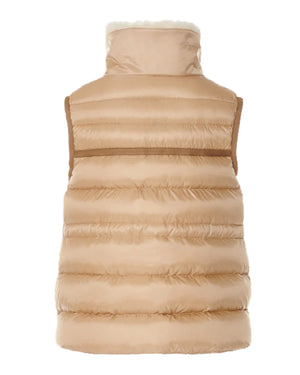 
  
    Moncler
  
    Enfant
  
 Girls Beige Elisheba Down Vest