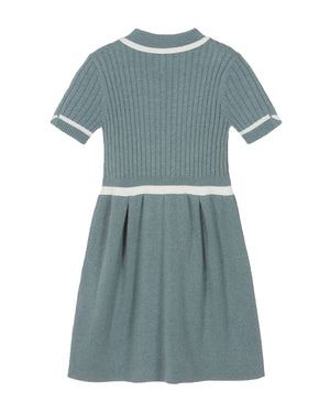 
  
    Emporio
  
    Armani
  
 Girls Green Collared Knit Dress