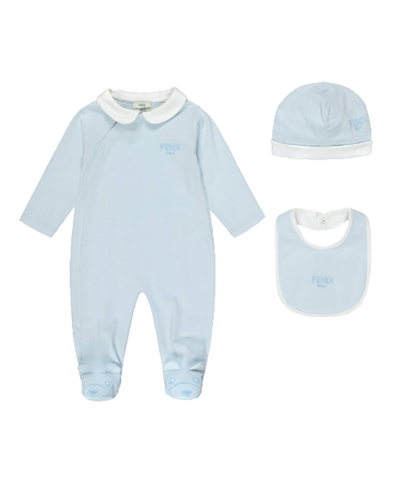 
  
    Fendi
  
 Baby Boys Blue Bear Gift Set