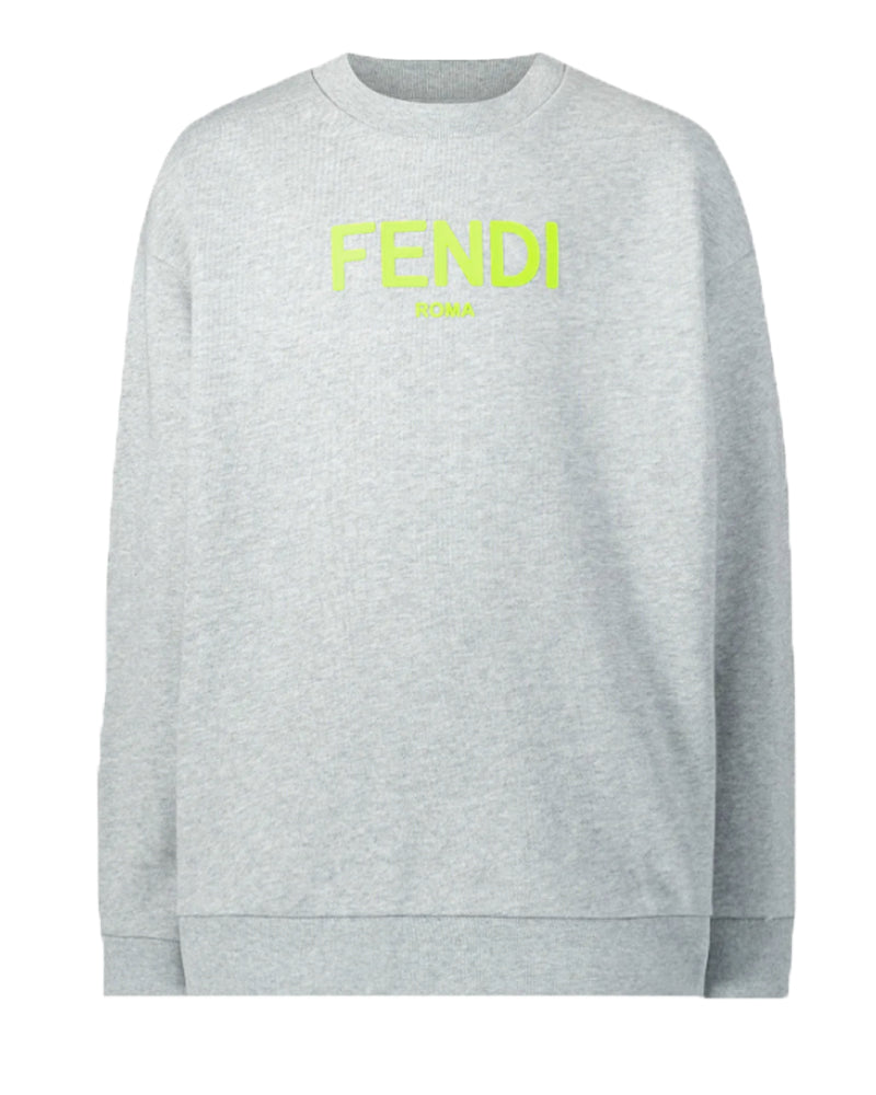 Fendi Grey Logo Sweatshirt