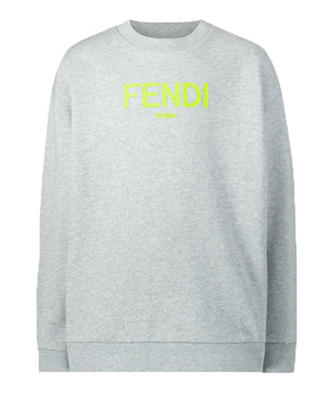 
  
    Fendi
  
 Grey Logo Sweatshirt