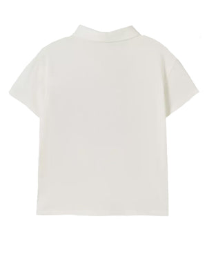 
  
    Fendi
  
 Baby Boys White FF Patch Polo