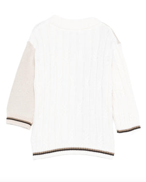 
  
    Fendi
  
 Baby Ivory Bear Knit Cardigan