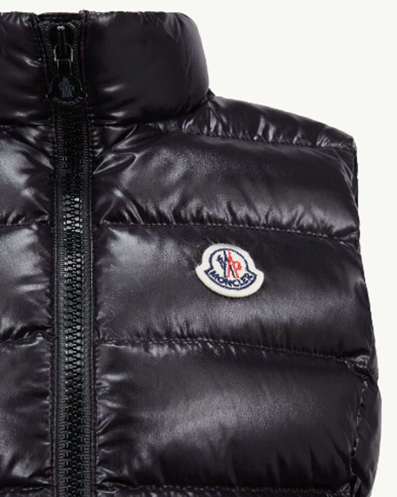 Girls Black Ghany Down Vest