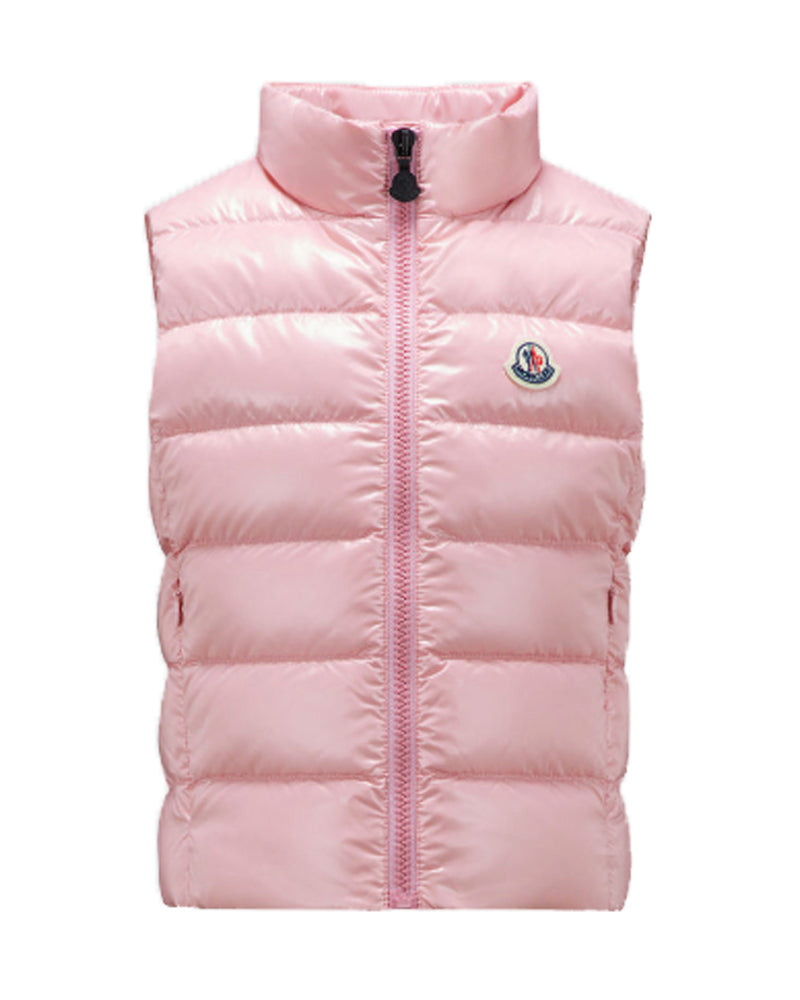 Moncler, Enfant, Girls Pink Ghany Vest1