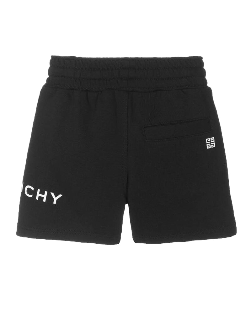 Boys Black Logo Shorts