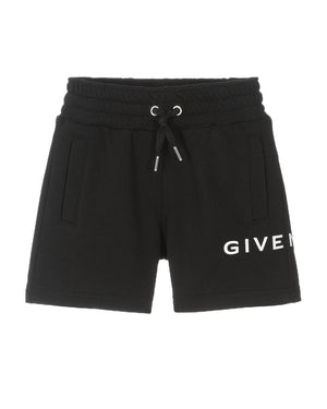 
  
    Givenchy
  
 Boys Black Logo Shorts