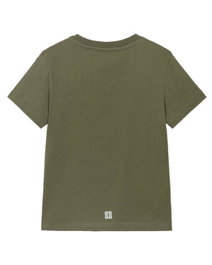 
  
    Givenchy
  
 Boys Green Logo T-Shirt