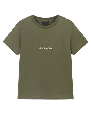 
  
    Givenchy
  
 Boys Green Logo T-Shirt