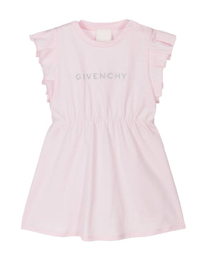 
  
    Givenchy
  
 Baby Girls Pink Ruffle Logo Dress