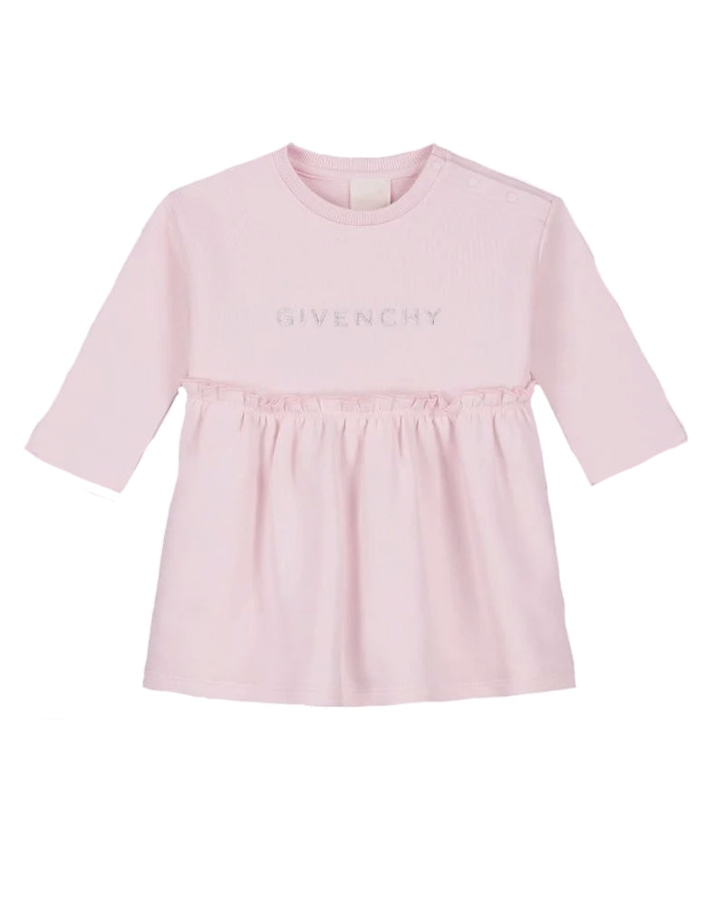
  
    Givenchy
  
 Baby Girls Pink Logo Jersey Dress