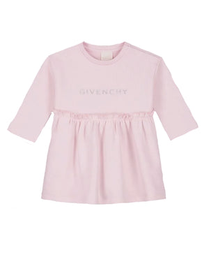 
  
    Givenchy
  
 Baby Girls Pink Logo Jersey Dress