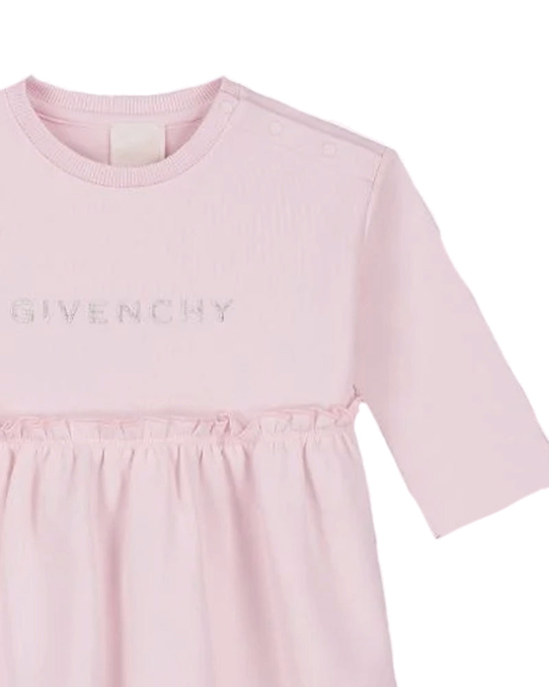 
  
    Givenchy
  
 Baby Girls Pink Logo Jersey Dress