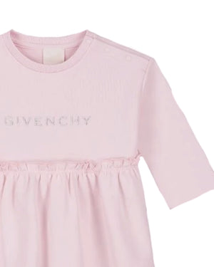 
  
    Givenchy
  
 Baby Girls Pink Logo Jersey Dress