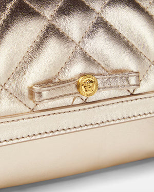 
  
    Versace
  
 Girls Gold Soft Leather Purse