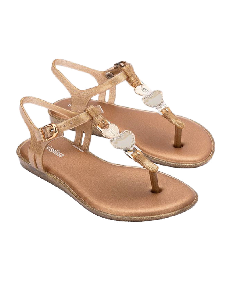 Girls Gold/Glitter Solar Sandal