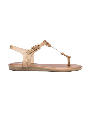 
  
    Mini
  
    Melissa
  
 Girls Gold/Glitter Solar Sandal