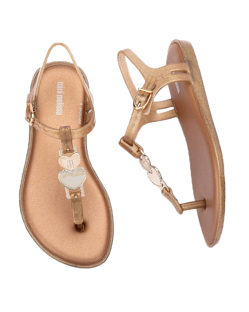 Girls Gold/Glitter Solar Sandal