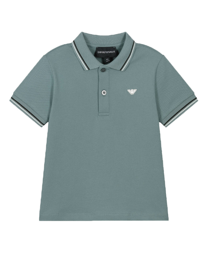 
  
    Emporio
  
    Armani
  
 Baby Boys Green Cotton Polo