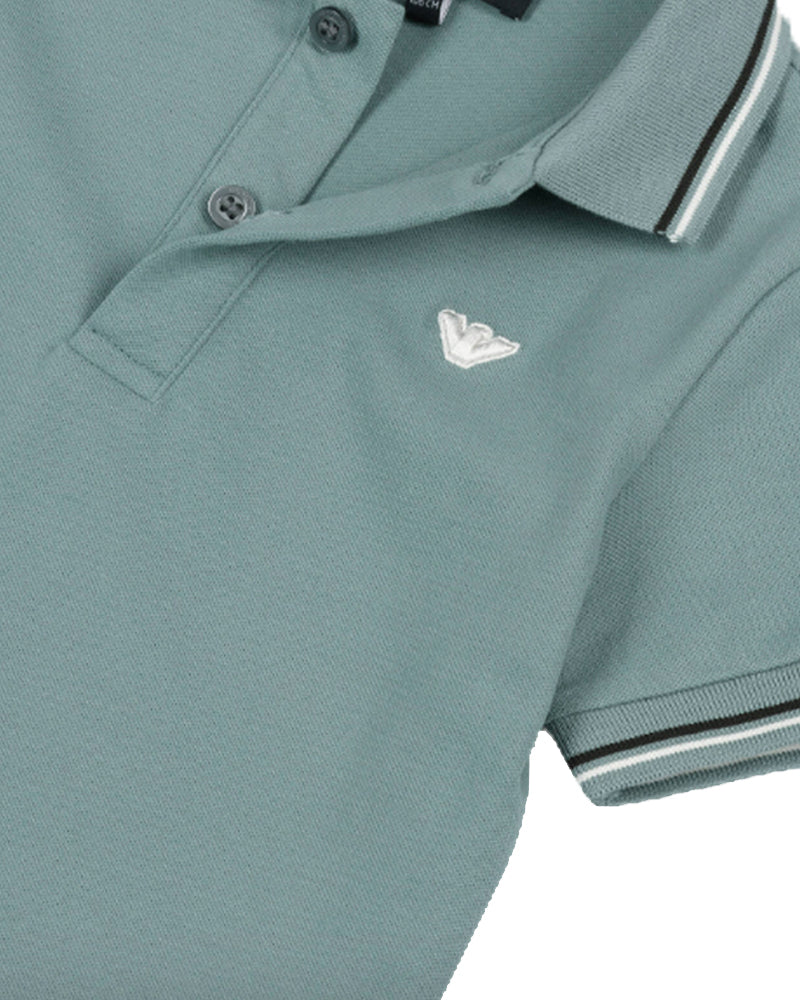 
  
    Emporio
  
    Armani
  
 Baby Boys Green Cotton Polo