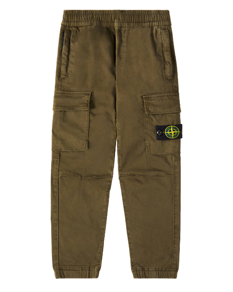 Boys Green Cargo Pants