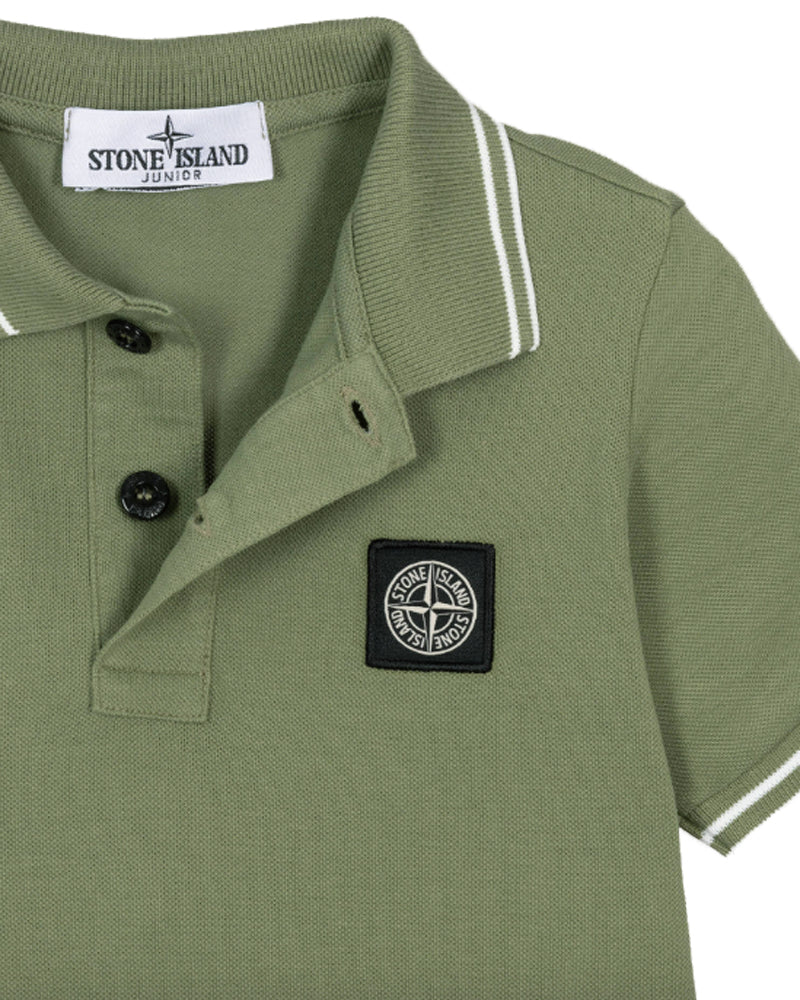 
  
    Stone
  
    Island
  
    Junior
  
 Boys Green Logo Polo