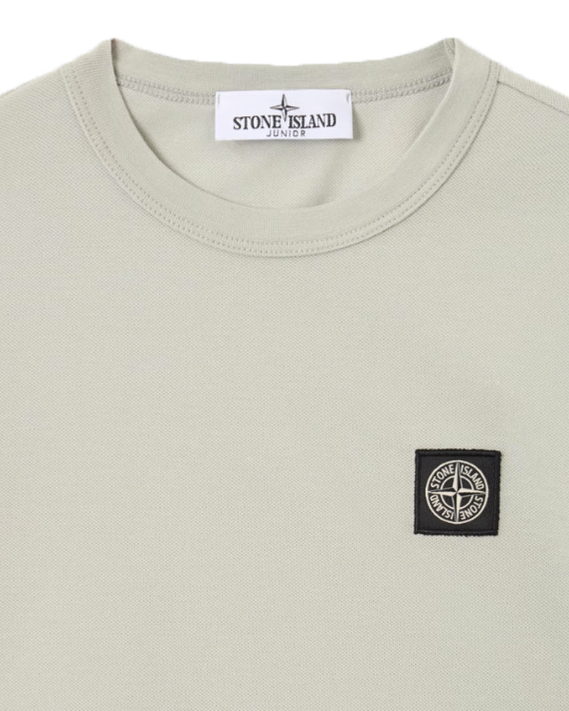 
  
    Stone
  
    Island
  
    Junior
  
 Boys Grey Cotton Piqué T-Shirt