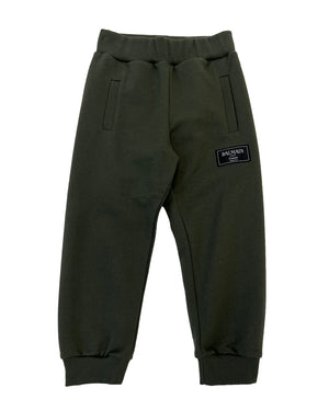 
  
    Balmain
  
 Green Cotton Track Pants