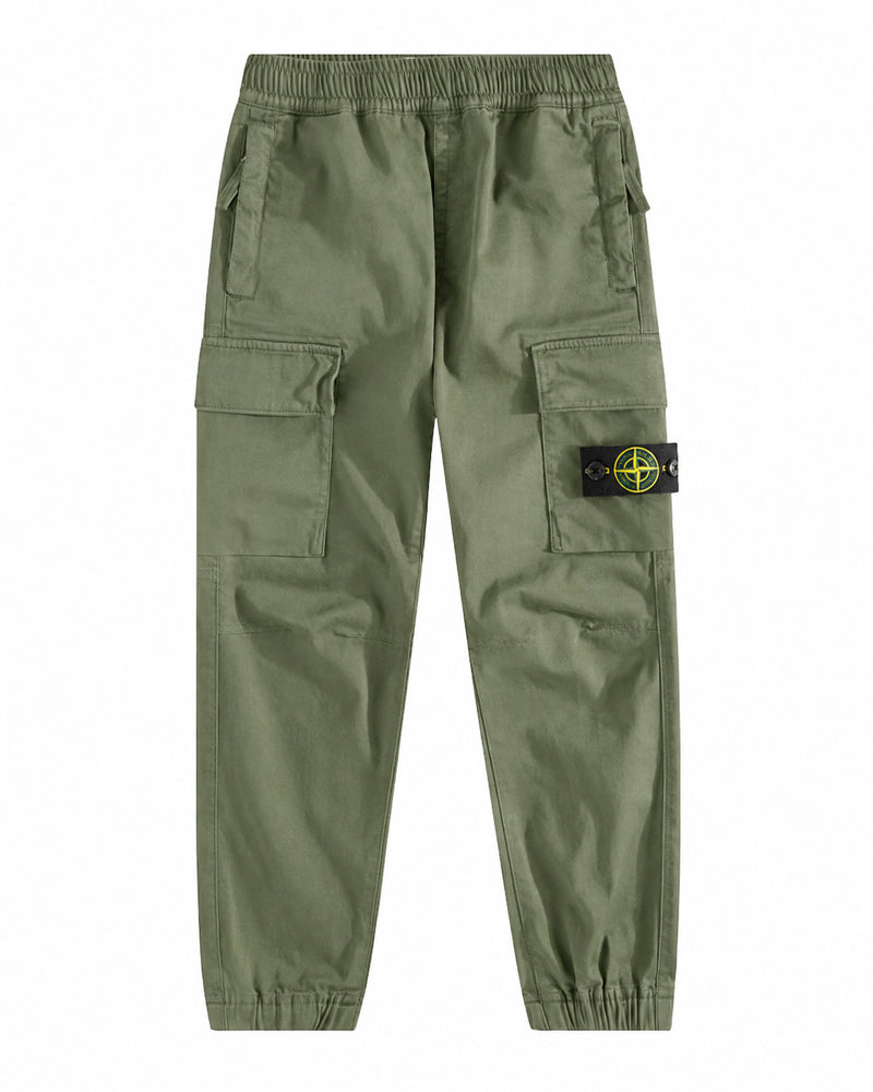 
  
    Stone
  
    Island
  
    Junior
  
 Boys Green Cargo Pants
