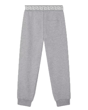 
  
    Versace
  
 Boys Grey Greca Track Pants