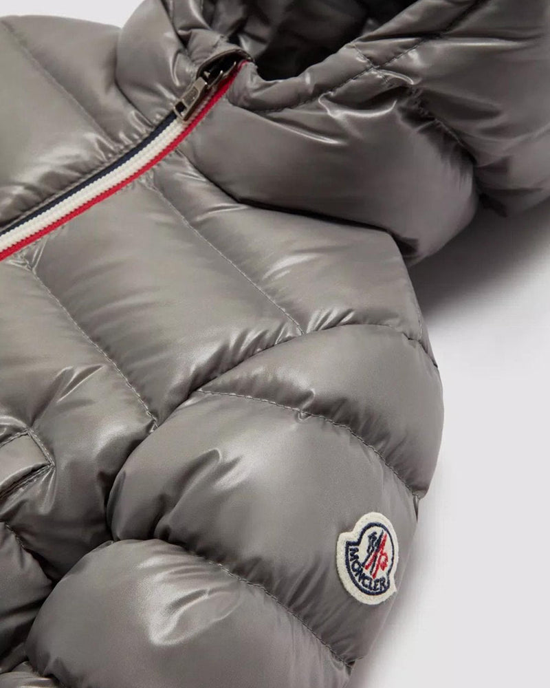 Moncler Enfant Baby Gray New Aubert Down Jacket