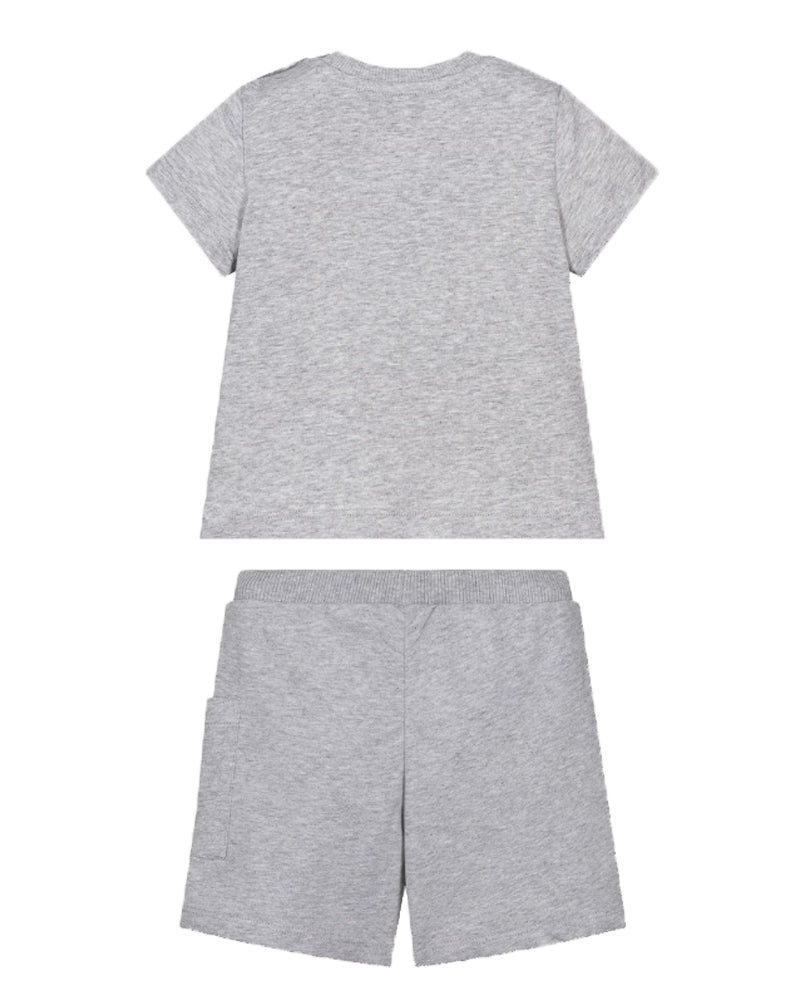 
  
    Moschino
  
 Baby Boys Grey Bear T & Short Set