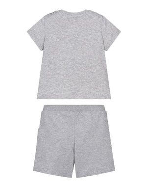 
  
    Moschino
  
 Baby Boys Grey Bear T & Short Set
