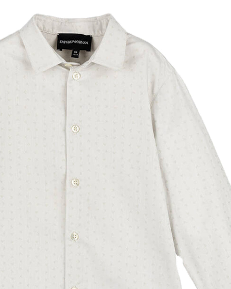 
  
    Emporio
  
    Armani
  
 Boys Grey Cotton Eagle Shirt