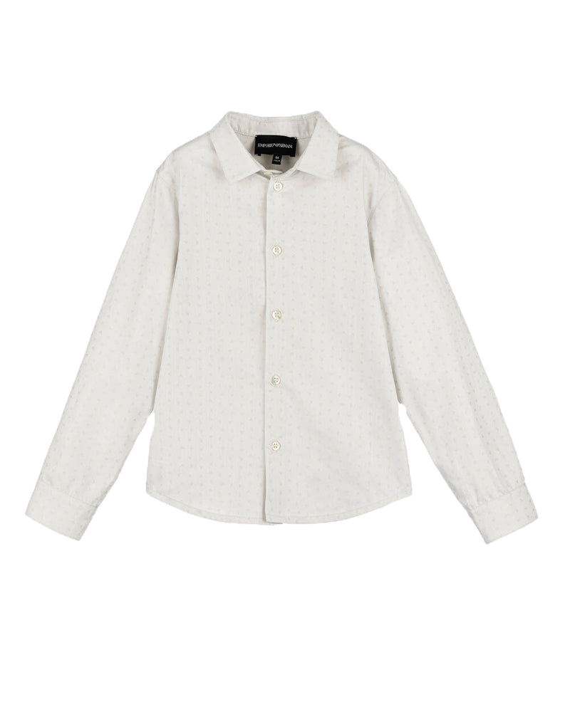 
  
    Emporio
  
    Armani
  
 Boys Grey Cotton Eagle Shirt