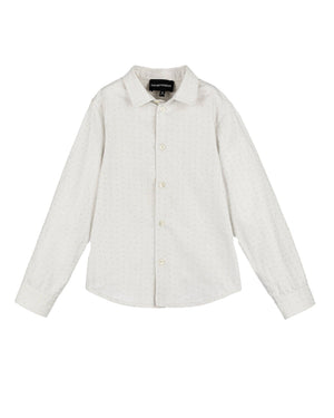 
  
    Emporio
  
    Armani
  
 Boys Grey Cotton Eagle Shirt
