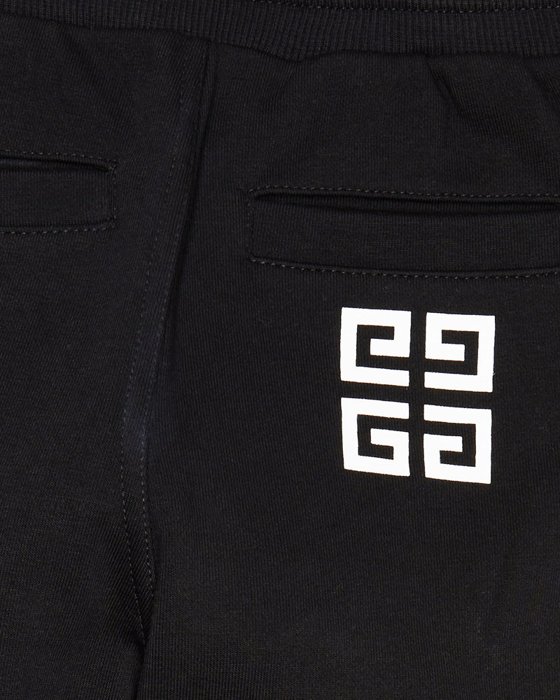 Girls Black Logo Track Pants