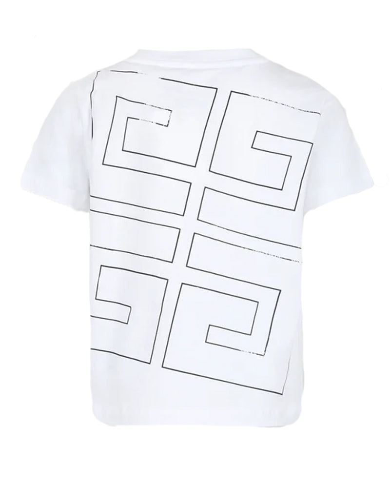 Boys White 4G T-Shirt