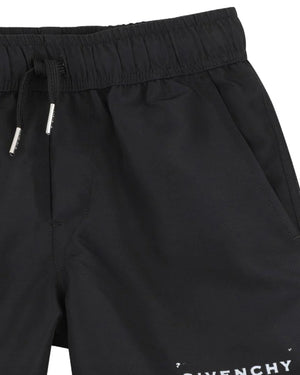 
  
    Givenchy
  
 Boys Black Swim Shorts