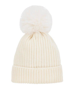 
  
    Moncler
  
    Enfant
  
 White Wool Pom-Pom Hat