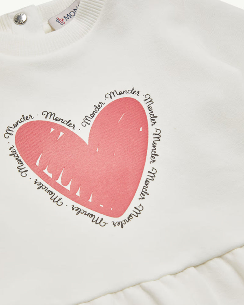Baby Girls Ivory Heart Dress